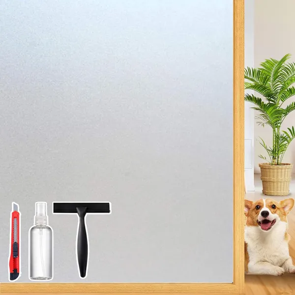 Dwersty Frosted Glass Film – White