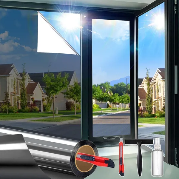 Dwersty One-Way Mirror Film – Silver