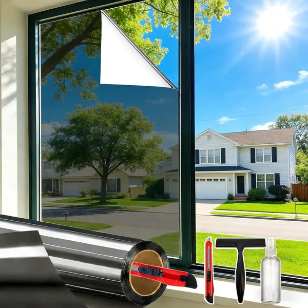 Dwersty See-Out Mirror Tint – Black